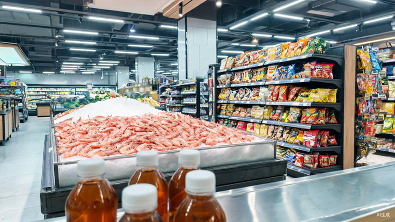 探店良品铺子生鲜超市:无糖茶2.9元、基围虾亏本卖,零食巨头跨界生鲜的第一堂课就是交学费?